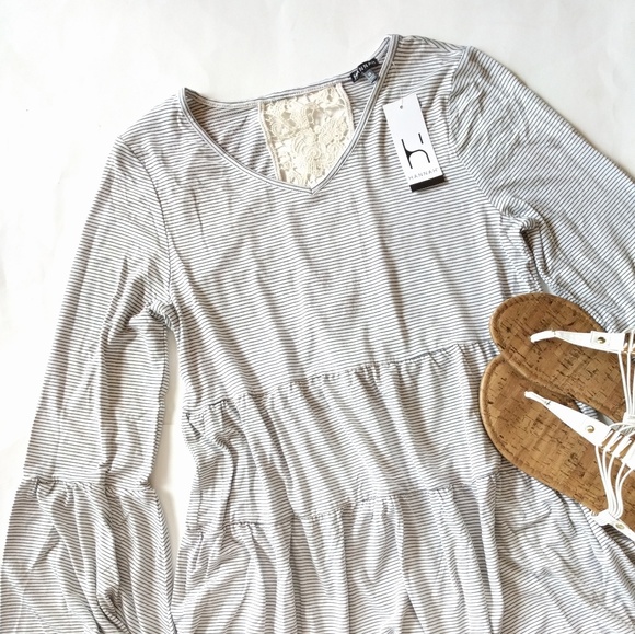 Hannah Tops - {Hannah} crochet back tiered top